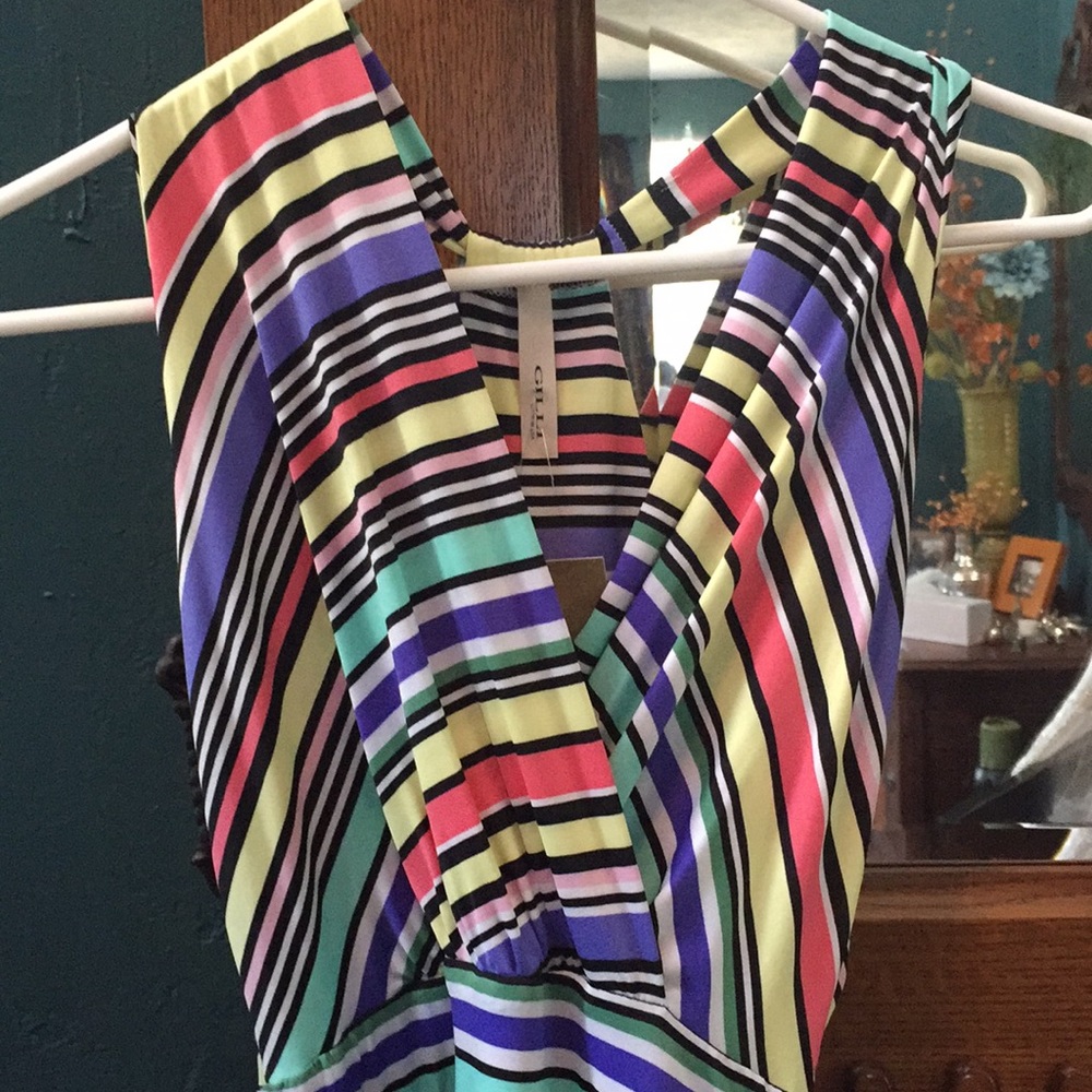 👋 LAST CHANCE NEW Multi Color Striped Maxi - Picture 4 of 8